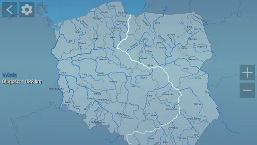 Mapa Polski Quiz screenshot