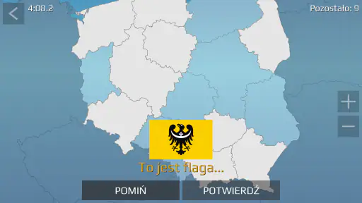 Mapa Polski Quiz screenshot