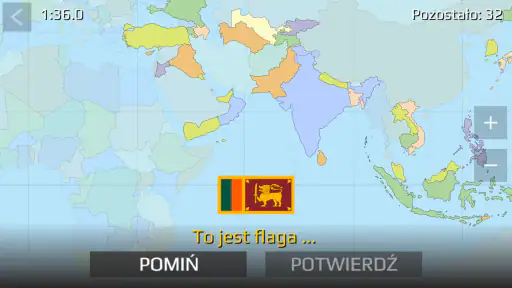 Mapa świata - Quiz screenshot