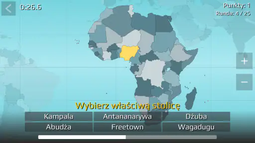 Mapa świata - Quiz screenshot