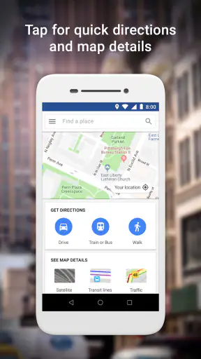 Mapy Google Go screenshot