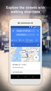 Mapy Google Go screenshot