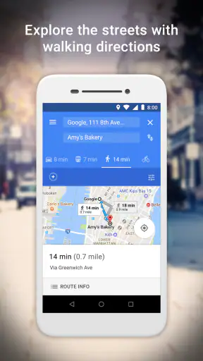 Mapy Google Go screenshot