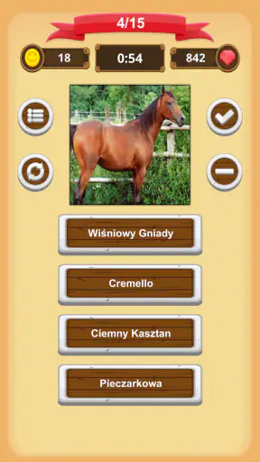 Maści Koni - Quiz screenshot