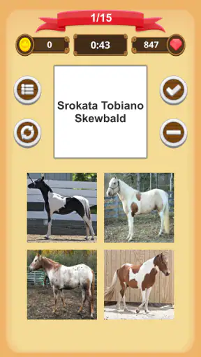 Maści Koni - Quiz screenshot