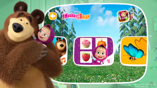 Masza i Niedźwiedź edukacyjny screenshot
