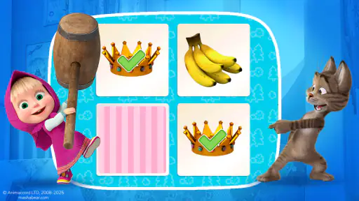 Masza i Niedźwiedź edukacyjny screenshot
