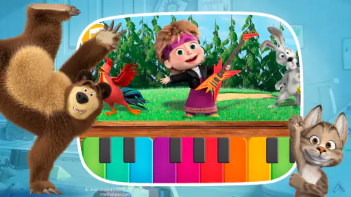 Masza i Niedźwiedź edukacyjny screenshot