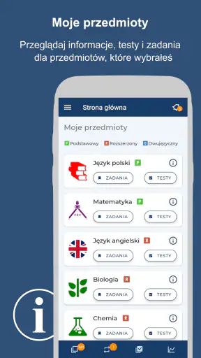 Matura - testy i zadania screenshot