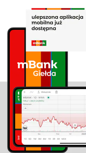 mBank Giełda screenshot