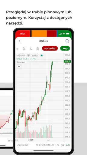 mBank Giełda screenshot