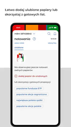 mBank Giełda screenshot