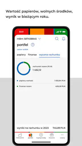mBank Giełda screenshot