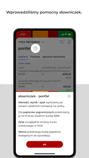 mBank Giełda screenshot