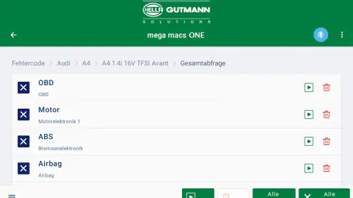 mega macs ONE screenshot