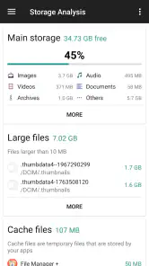 Menedżer plików screenshot