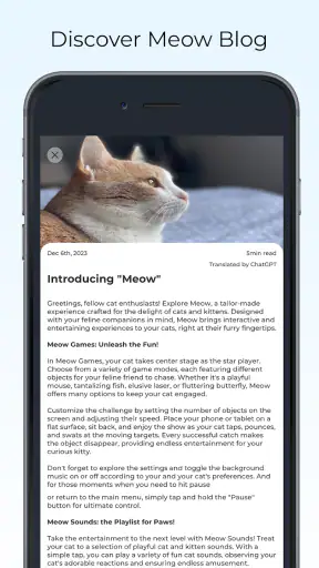 Meow - Gry dla Kotów Zabawka screenshot