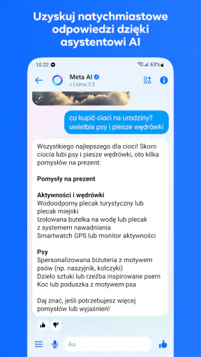 Messenger screenshot