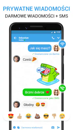 Messenger Wiadomości tekstowe screenshot