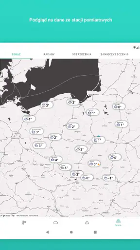 Meteo IMGW Prognoza dla Polski screenshot
