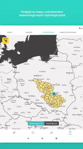 Meteo IMGW Prognoza dla Polski screenshot