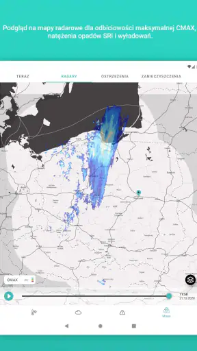 Meteo IMGW Prognoza dla Polski screenshot