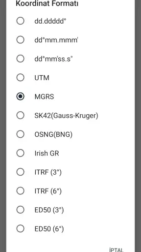 Mgrs & Utm Mapa: GPS Taktyczny screenshot
