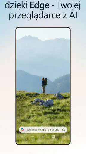 Microsoft Edge:przeglądarka AI screenshot