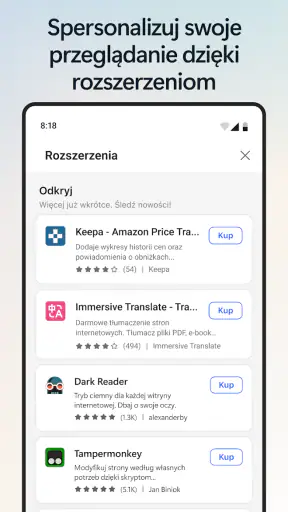Microsoft Edge:przeglądarka AI screenshot
