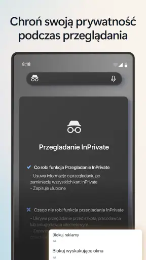 Microsoft Edge:przeglądarka AI screenshot