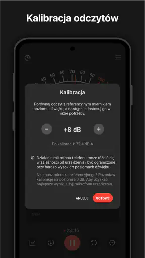 Miernik dźwięku : SPL meter screenshot