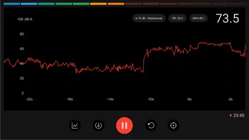 Miernik dźwięku : SPL meter screenshot
