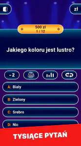 Milionerzy 2026: Polski Quiz screenshot