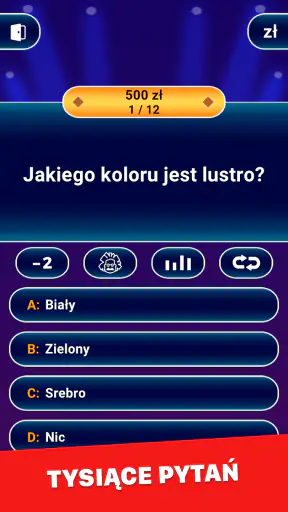 Milionerzy 2026: Polski Quiz screenshot