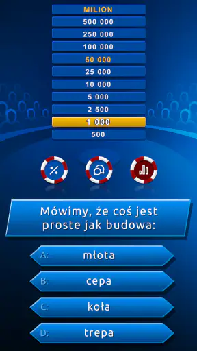 Milionerzy Quiz screenshot