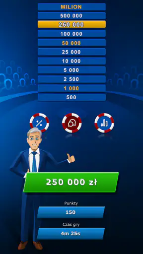 Milionerzy Quiz screenshot