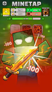 Minetap – Merge rpg clicker screenshot