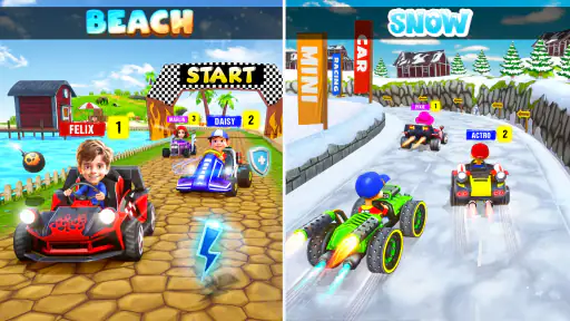 Mini Car Racing Game screenshot