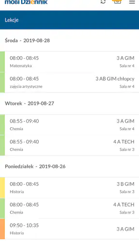 mobiDziennik screenshot
