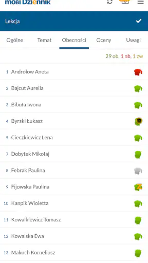mobiDziennik screenshot