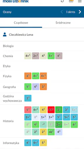 mobiDziennik screenshot