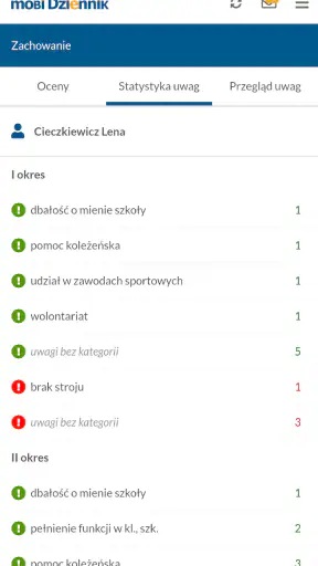 mobiDziennik screenshot