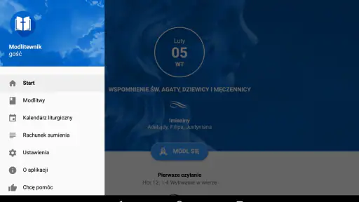 Modlitewnik screenshot
