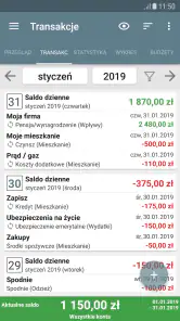 Mój budżet screenshot