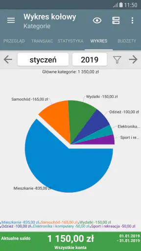 Mój budżet screenshot