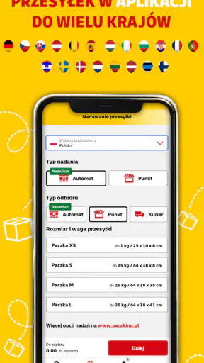 Mój DHL screenshot