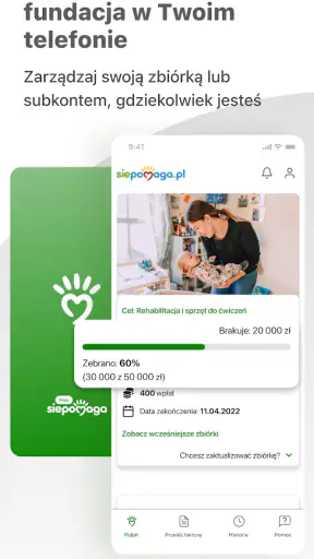 Moje Siepomaga screenshot