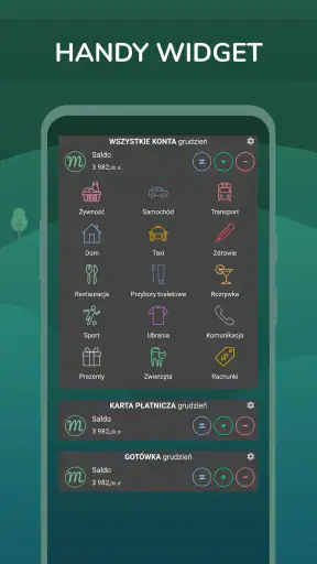 Monefy - Menedżer finansowy screenshot