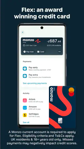 Monzo Bank - Mobile Banking screenshot