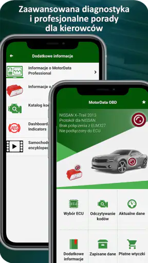 MotorData OBD2 ELM car scanner screenshot